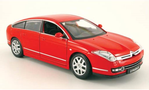 Citroen C6 Berline 1/20 Burago rot (1:20) modellautos
