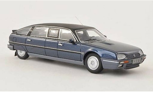 Citroen CX Berline 1/43 Matrix Tissier Limousine DDR blau/matt-schwarz 1986 modellautos