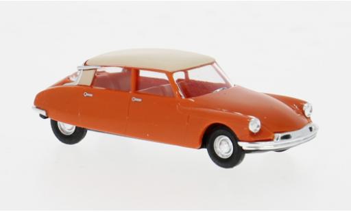 Citroen DS 1/87 Busch 19 orange/beige 1955 1:87 modellautos