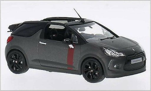 DS Automobiles DS3 Cabriolet 1/43 Norev Cabrio Racing matt-grau 2014 modellautos