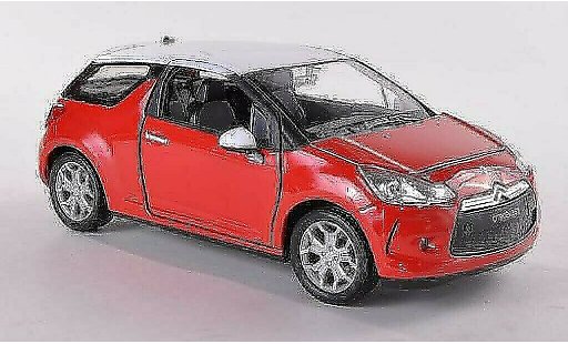 DS Automobiles DS3 Berline 1/24 Welly rot/weiss modellautos
