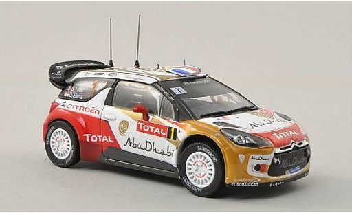 DS Automobiles DS3 WRC 1/43 Norev No.1 Abu Dhabi / Total Rally Monte Carlo 2013 /D.Elena modellautos