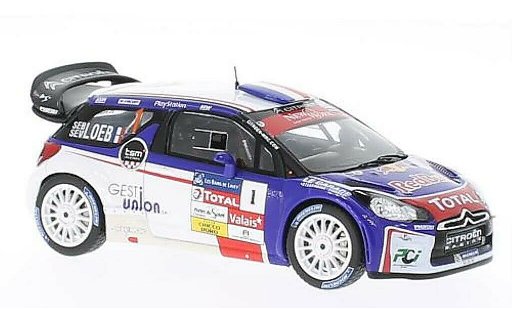 DS Automobiles DS3 WRC 1/43 Spark No.1 Red Bull Rally du Chablais 2013 modellautos