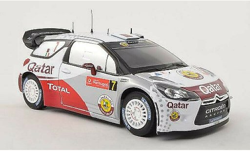 DS Automobiles DS3 WRC 1/18 Norev No.7 Qatar Rally Portugal 2012 modellautos