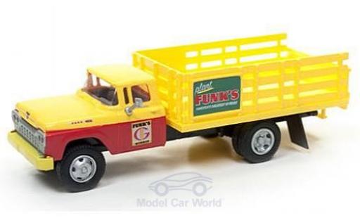 Modellautos Ford Stake Bed Truck 1/87 Classic Metal Works gelb/rot Funks Hybrids 1960 Ford Stake Bed Truck 1/87 Classic Metal Works gelb/rot Funks Hybrids 1960 modellautos