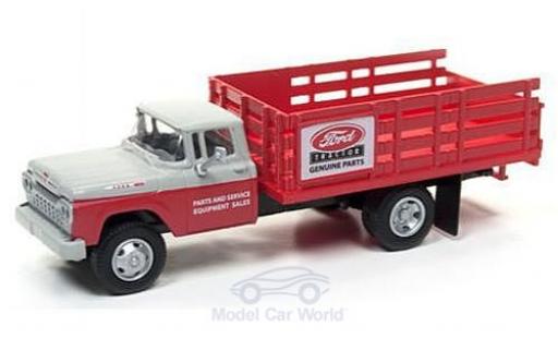 Modellautos Ford Stake Bed Truck 1/87 Classic Metal Works rot/grau Tractor Parts 1960 Ford Stake Bed Truck 1/87 Classic Metal Works rot/grau Tractor Parts 1960 modellautos