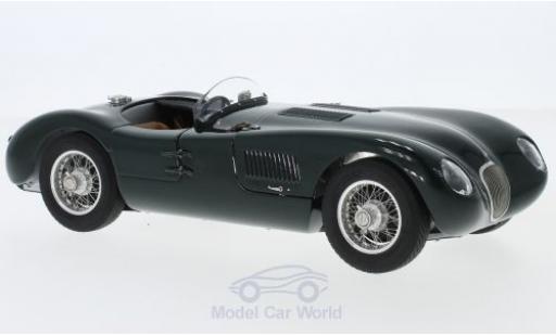 Jaguar C-Type 1/18 CMC grün RHD 1952 modellautos