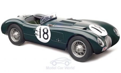Jaguar C-Type 1/18 CMC grün RHD No.18 Racing Team 24h Le Mans 1953 T.Rolt/D.Hamilton modellautos