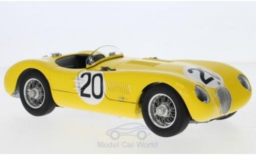 Jaguar C-Type 1/18 CMC RHD No.20 Racing Team 24h Le Mans 1953 R.Laurent/C.de Tornaco modellautos