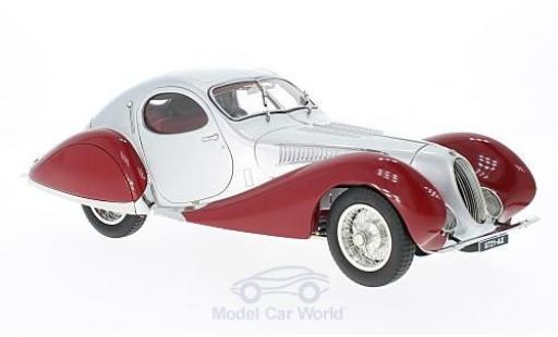 Modellautos Talbot Lago 1/18 CMC Coupe Typ 150 C-SS Teardrop Figoni & Falaschi silber/rot RHD 1937 Talbot Lago 1/18 CMC Coupe Typ 150 C-SS Teardrop Figoni & Falaschi silber/rot RHD 1937 modellautos