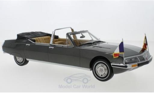 Citroen SM 1/18 CMF Presidentielle by Henri Chapron mettalic grau 1972 modellautos