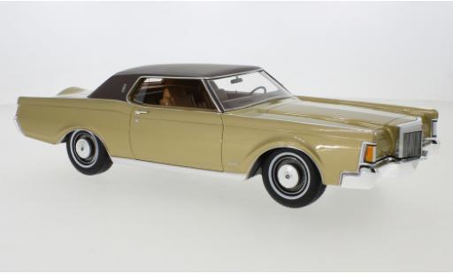 Lincoln Continental 1/18 CMF Mark III gold 1970 modellautos