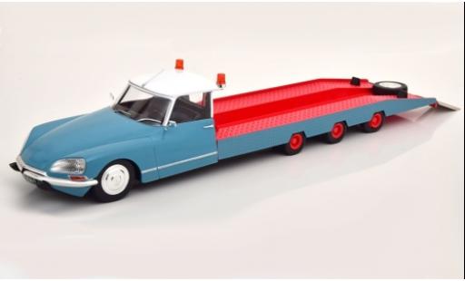 Citroen DS 1/18 CMR Tissier blau/rot 1970 camion de transport de voiture modellautos