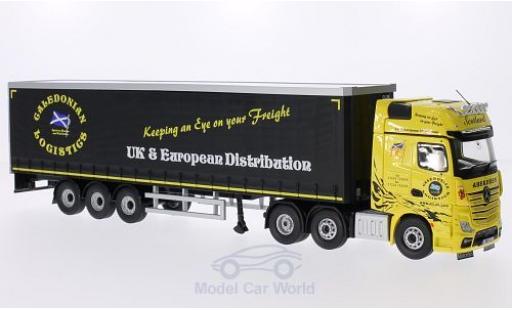 Modellautos Mercedes Actros 1/50 Corgi MP4 RHD Caledonian Logistics Gardinenplanen-Sattelzug ohne Vitrine Mercedes Actros 1/50 Corgi MP4 RHD Caledonian Logistics Gardinenplanen-Sattelzug ohne Vitrine modellautos