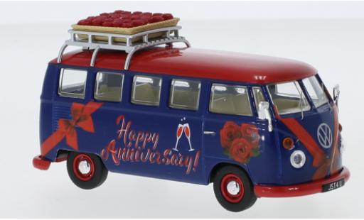 Modellautos Volkswagen T1 1/43 Corgi Camper RHD Happy Anniversary avec Rack de toit et charge Volkswagen T1 1/43 Corgi Camper RHD Happy Anniversary avec Rack de toit et charge modellautos