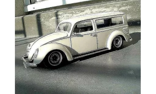 Volkswagen Kafer Base 1/18 Burago cox 1956 fourgonette meeussen modellautos