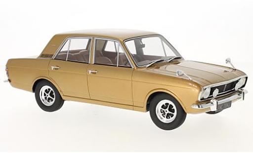 Ford Cortina 1/18 Cult Scale Models 1600E gold RHD 1970 sans Vitrine modellautos