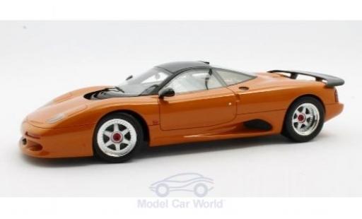 Modellautos Jaguar XJ 1/18 Cult Scale Models -R mettalic orange RHD 1990 Jaguar XJ 1/18 Cult Scale Models -R mettalic orange RHD 1990 modellautos
