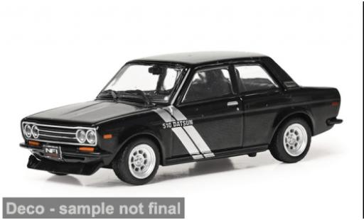 Datsun 510 1/64 IXO America schwarz/silber 1971 1:64 modellautos