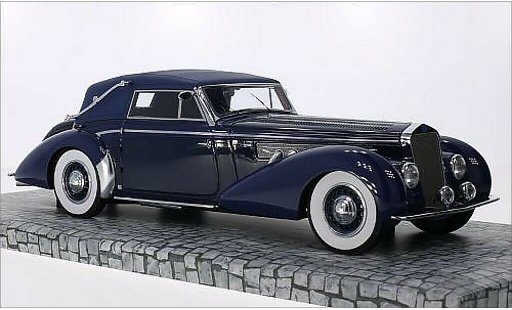 Delage D8-120 Cabriolet 1/18 Minichamps Cabrio blau/blau RHD 1939 modellautos