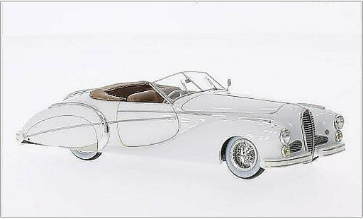 Delahaye 135 Roadster 1/43 Chromes MS Saoutchik weiss RHD 1949 modellautos