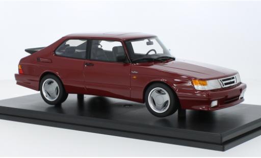 Modellautos Saab 900 1/18 DNA Collectibles Turbo T16 flux d'air metallise rouge foncé 1988 Saab 900 1/18 DNA Collectibles Turbo T16 flux d'air metallise rouge foncé 1988 modellautos