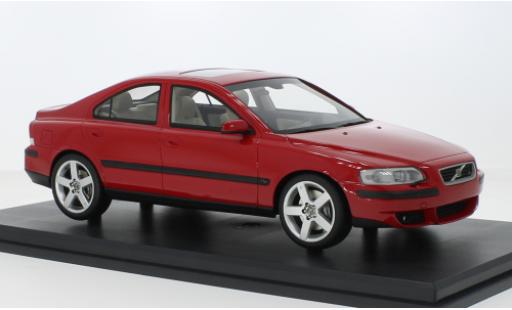 Volvo S60 1/18 DNA Collectibles R rouge 2003 modellautos