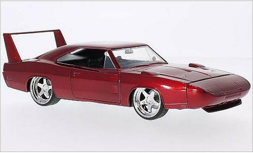 Dodge Charger Daytona 1/24 Jada Toys mettalic rot 1969 modellautos