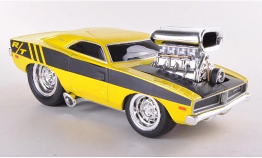 Dodge Charger R/T 1/24 Maisto gelb/schwarz 1969 modellautos