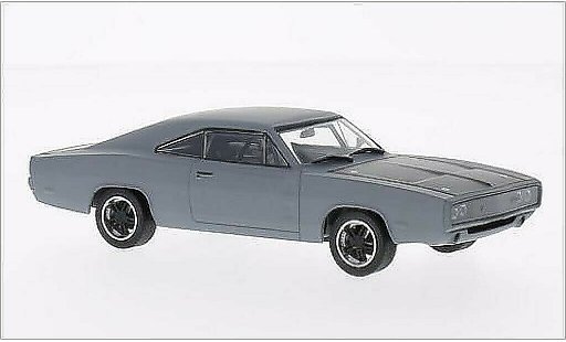Dodge Charger R/T 1/43 Greenlight matt-grau/schwarz 1970 modellautos