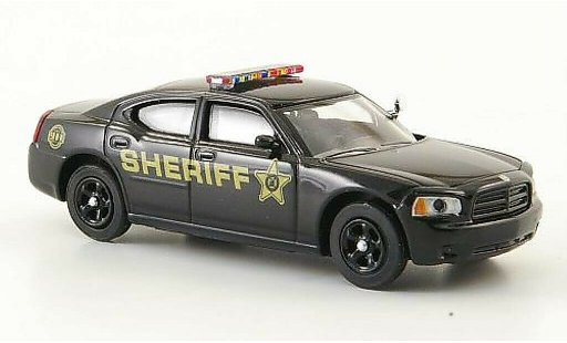 Dodge Charger police 1/87 Ricko R/T Sheriff schwarz Polizei (US) modellautos