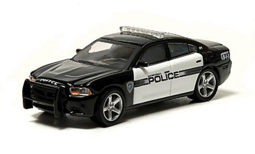 Dodge Charger police 1/64 Greenlight Sandwich Massachusetts Polizei (USA) 2012 modellautos