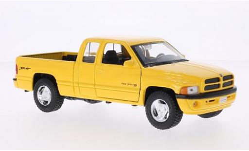 Dodge RAM 1/24 Welly Ram Quad Cab 1 gelb 1:24 modellautos
