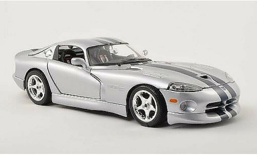 Dodge Viper GTS 1/18 Burago Coupe grau/blau modellautos