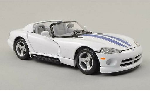 Dodge Viper RT 10 1/24 Burago / weiss/blau modellautos