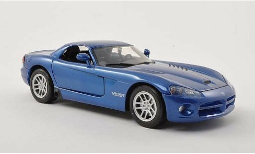 Dodge Viper SRT 10 1/24 Motormax - Hard Top blau 2003 modellautos