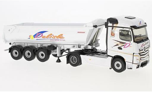 Mercedes Actros 1/43 Eligor 2 Benne Transports Delisle sans Vitrine modellautos