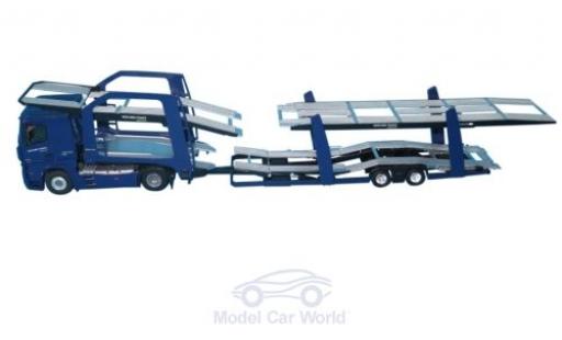 Mercedes Actros 1/43 Eligor 2 blau Mercurio France Autotransporter modellautos