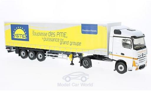 Mercedes Actros 1/43 Eligor 2 Tautliner Astre ohne Vitrine modellautos