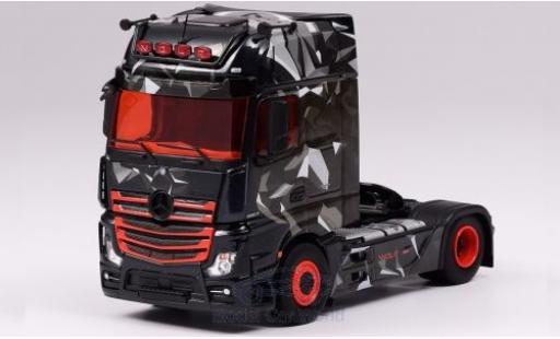 Mercedes Actros 1/43 Eligor 2 1863 Gigaspace schwarz/Dekor Wolf modellautos