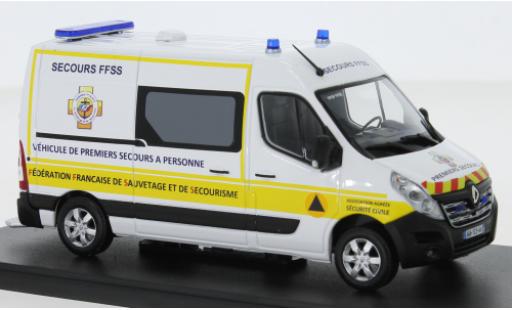 Renault Master 1/43 Eligor Kasten Premiers Secours FFSS 2014 modellautos