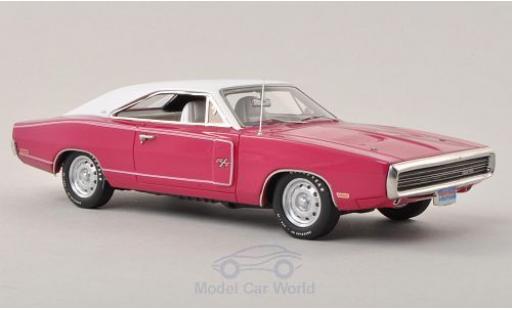 Modellautos Dodge Charger 1970 1/43 Ertl R/T rosa/weiss 1970 Dodge Charger 1970 1/43 Ertl R/T rosa/weiss 1970 modellautos