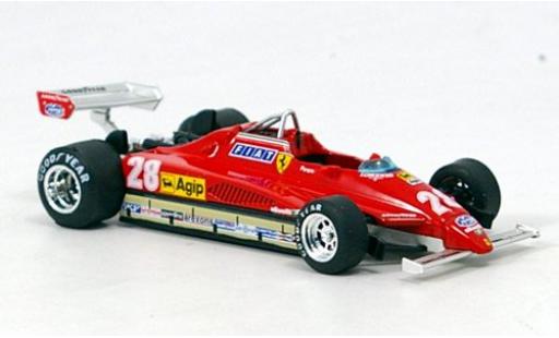 Ferrari 126 1/43 Brumm C2 Turbo Formel 1 GP San Marino 1982 #28 D.Pironi 1:43 modellautos