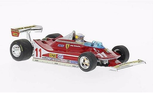 Ferrari 312 T4 1/43 Brumm No.11 mit Fahrerfigur GP Italien 1979 modellautos
