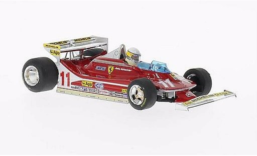 Ferrari 312 T4 1/43 Brumm No.11 mit Fahrerfigur GP Monaco 1979 modellautos