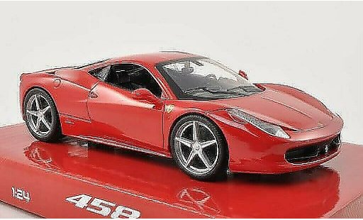 Ferrari 458 Italia 1/24 Hot Wheels rot modellautos