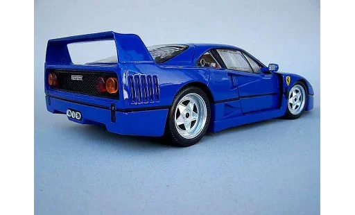 Ferrari F40 Coupe 1/18 Burago stradale blau rfr sport modellautos