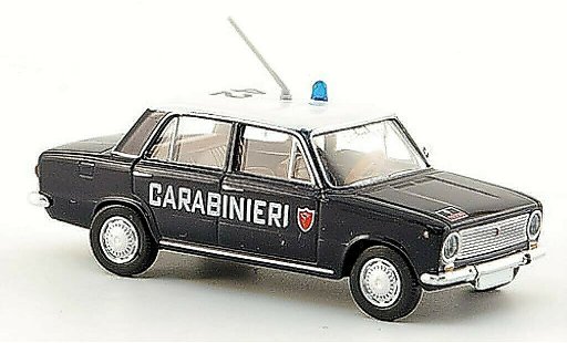Fiat 124 Limousine 1/87 Brekina Carabinieri Polizei modellautos