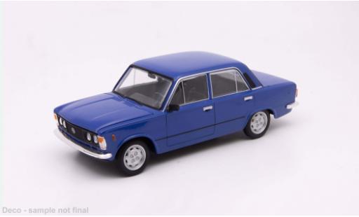 Modellautos Fiat 125 P blau 1/24 Welly