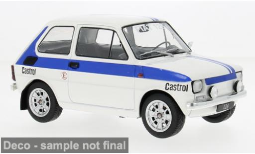 Fiat 126 1/18 MCG weiss/blau 1972 1:18 modellautos